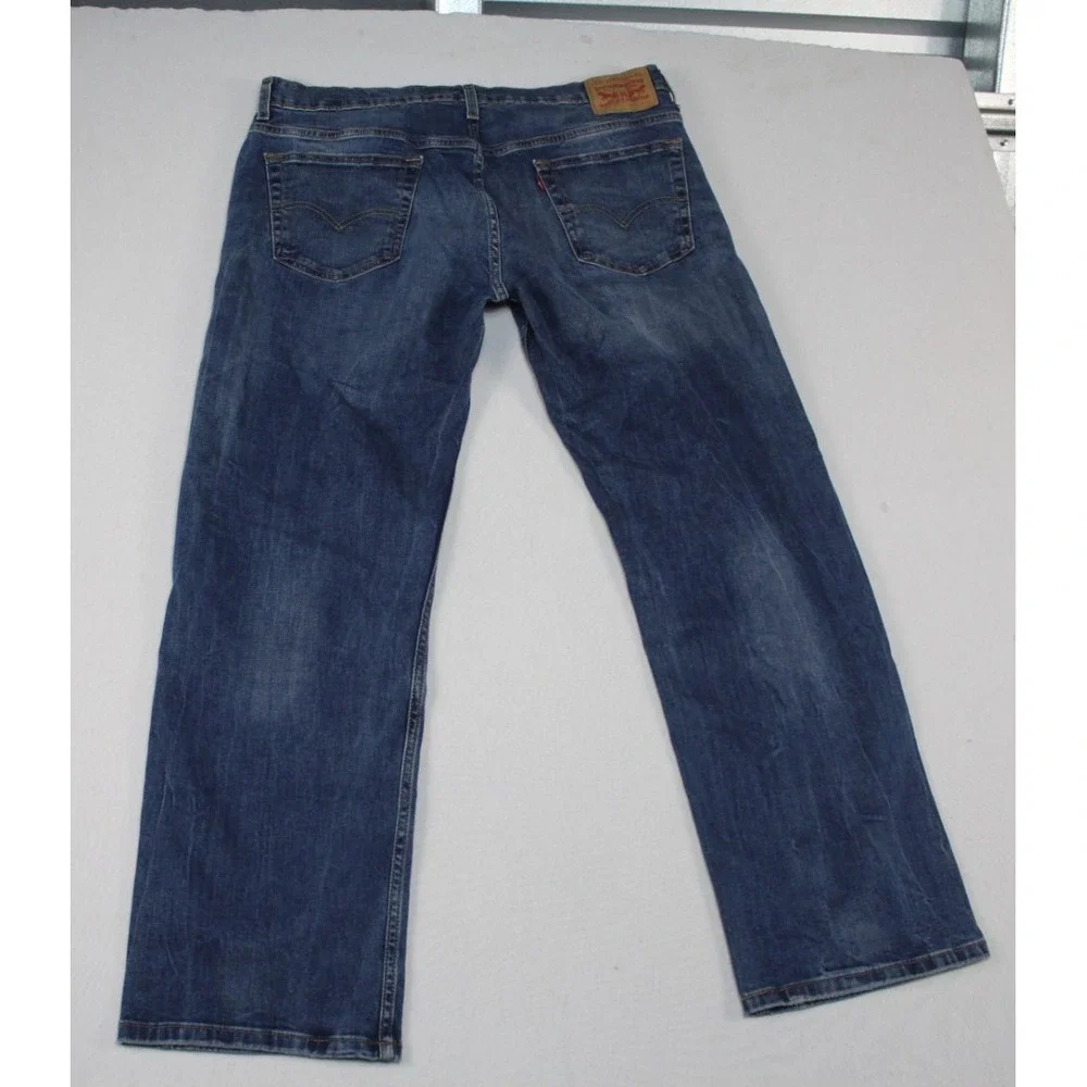 Levi's 589 Men Blue Jeans Casual Denim Straight Size 36X32